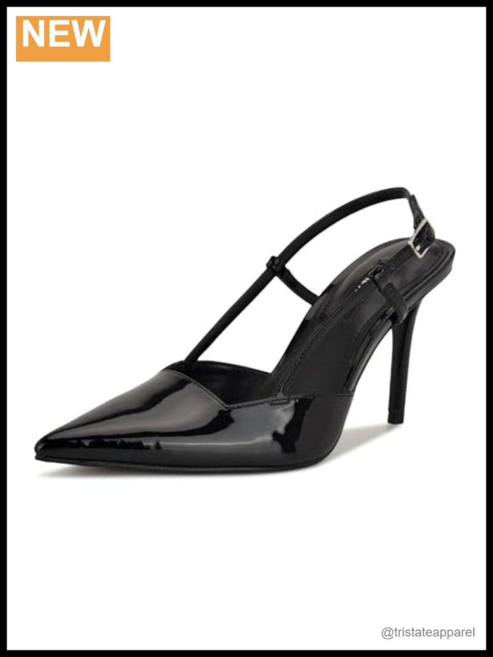 Nine West Mianda Pointed Toe Stiletto Heel Buckle Ankle Strap Dress Pumps